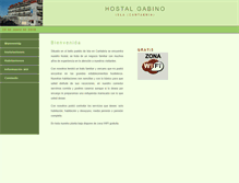 Tablet Screenshot of hostalgabino.com